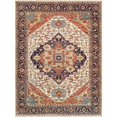 thumbnail image 1 of Pasargad Home Serapi Hand-Knotted Wool Area Rug 4' 2" X 5'10" Ivory, 1 of 5