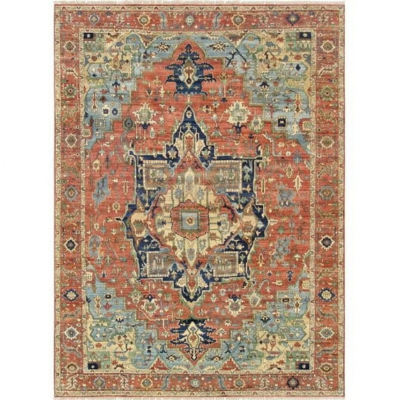 Pasargad Home Serapi Hand-Knotted Wool Area Rug - 6 ft. x 9 ft. 2 in.