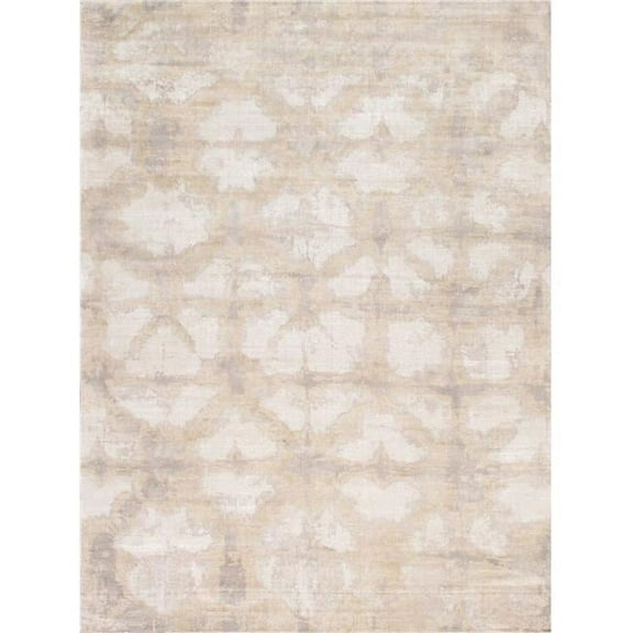 Pasargad Home Shibori Collection Hand-Loomed Silk & Wool Area Rug