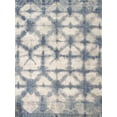 thumbnail image 1 of Pasargad Home Shibori Collection Hand-Loomed Silver/Blue Bsilk & Wool Area Rug- 8' 0" X 10' 0", 1 of 6