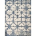 thumbnail image 1 of Pasargad Home Shibori Collection Hand-Loomed Silver/Blue Bsilk & Wool Area Rug- 9' 0" X 12' 0", 1 of 6