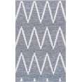 thumbnail image 1 of Pasargad Home Simplicity 9' x 12' Hand-Woven Cotton Navy/Ivory Rug - All Ages, Indoors, 1 of 9