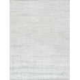thumbnail image 1 of Pasargad Home Slate Collection Hand-Loomed Ivory/Blue Bsilk & Wool Area Rug- 6' 0" X 9' 0", 1 of 5
