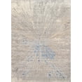 thumbnail image 1 of Pasargad Home Starburst Collection Power-Loomed White/Light Blue Area Rug- 8' x 10', For Indoor Space and all Age of Group, 1 of 6