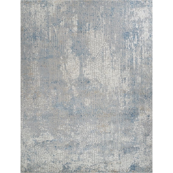 Pasargad Home Stella Collection Power-Loomed Beige/Light Grey Area Rug- 2' x 3', For Indoor Space and all Age of Group