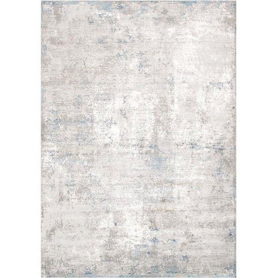 Pasargad Home Stella Collection Power-Loomed Beige/Light Grey Area Rug- 3' x 5', For Indoor Space and all Age of Group