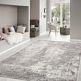 thumbnail image 1 of Pasargad Home Stella Collection Power-Loomed Light Grey Area Rug- 2' x 3', For Indoor Space and all Age of Group, 1 of 6