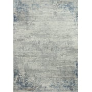 Pasargad Home Stella Collection Power-Loomed Light Grey/Beige Area Rug- 3' x 5', For Indoor Space and all Age of Group