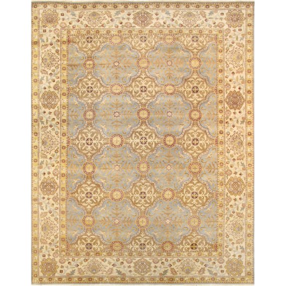 Pasargad Home Sultanabad Collection Hand-Knotted Lamb's Wool Area Rug- 6' 0" X 9' 0"