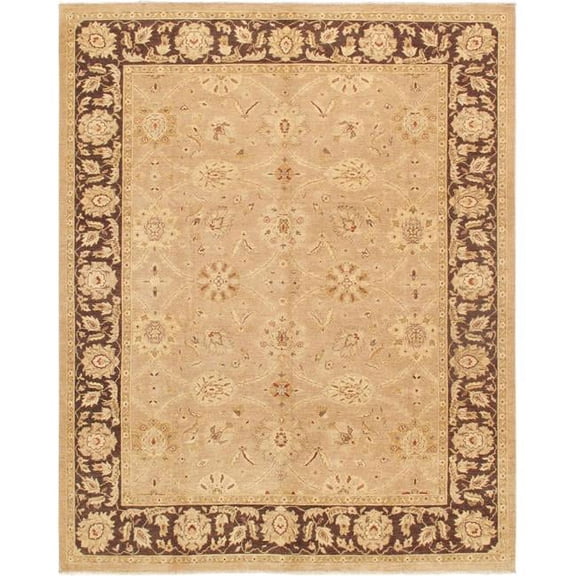 Pasargad Home Melody Collection Hand-Knotted Wool Area Rug 8'10" X 11' 2"