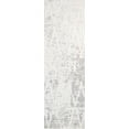 thumbnail image 1 of Pasargad Home Sutton 2.07' x 8' Power-Loomed Ivory/Grey Runner Rug, For Indoor Space and all Age of Group, 1 of 5