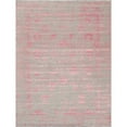 thumbnail image 1 of Pasargad Home Transitiona Transitional 10' x 14' Hand-Knotted Bamboo Silk and Wool Beige/Pink Rug - All Ages, Indoors, 1 of 5