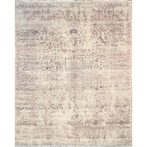 Pasargad Home Transitional 8' x 10' Hand-Knotted Bamboo Silk and Wool Silver/Copper Rug - All Ages, Indoors