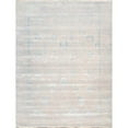 thumbnail image 1 of Pasargad Home Transitional Collection Hand Knotted Bsilk & Wool Area Rug, 8'11" X 11' 8", Silver/Aqua, 1 of 8