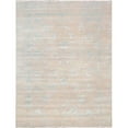 thumbnail image 1 of Pasargad Home  Transitional Collection Hand Knotted Bsilk & Wool Area Rug - Silver/Aqua - 9' 0' X 11'10', 1 of 8