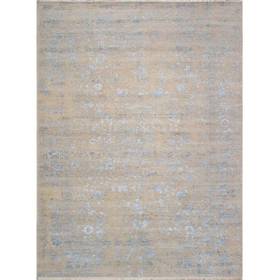 Pasargad Home PDC-145 9x12 Transitional Hand-Knotted Beige Geometric Area Rug- 8'11'' X 12' 0''