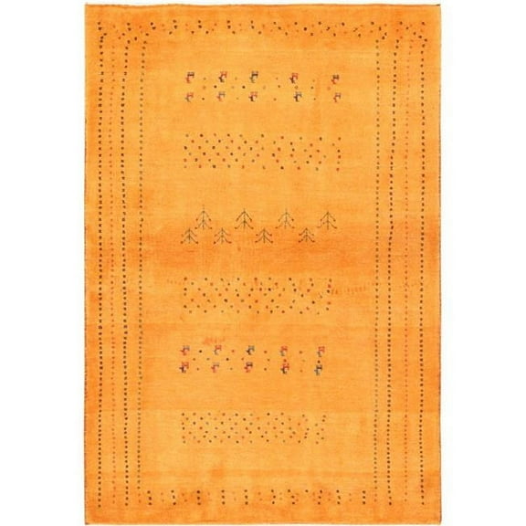 Pasargad Home Tribal Collection Hand-Knotted Wool Area Rug  3' 5" X 4' 11"