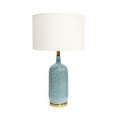 thumbnail image 1 of Pasargad Home Tucson Collection Ceramic Body Modern Table Lamp with E27 Bulb, Blue & White, 1 of 5