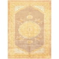 thumbnail image 1 of Pasargad Home Turkish 112" x 152" Hand-Knotted Lamb's Wool Area Rug in Gold, 1 of 5