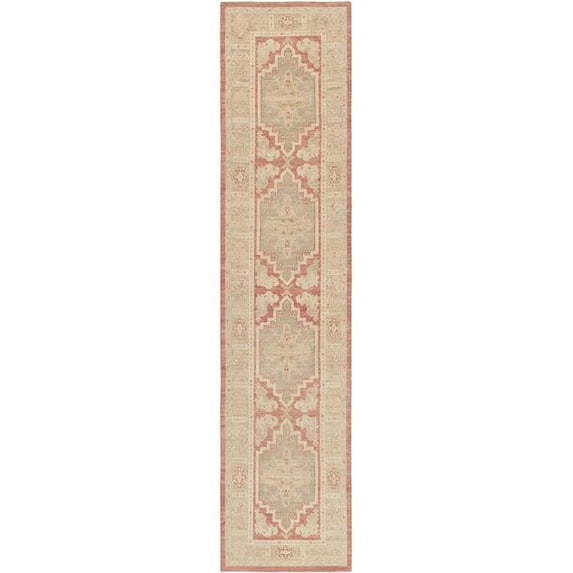 Pasargad Home Turkish Oushak Collection Hand-Knotted Wool Runner - 2 ft. 10 in. x 9 ft. 4 in.