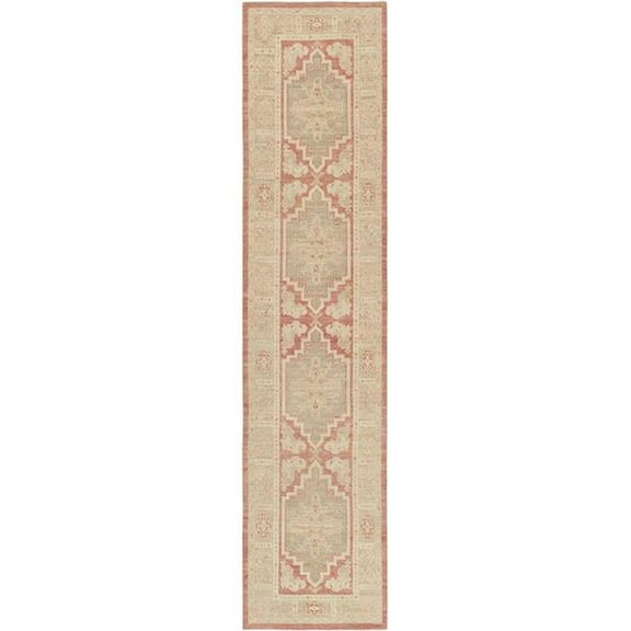 Pasargad Home Turkish Oushak Collection Hand-Knotted Wool Runner - 2 ft. 11 in. x 12 ft. 9 in.