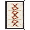 thumbnail image 1 of Pasargad Home PNT-350 6x9 Tuscany Collection Reversible Wool Ivory Area Rug- 6' 0'' X 8'11'', 1 of 2