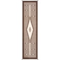 thumbnail image 1 of Pasargad Home PNT-344 2.07x10 Tuscany Collection Reversible Wool Mocha Area Rug- 2' 7'' X 10' 0'', 1 of 2