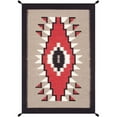 thumbnail image 1 of Pasargad Home Tuscany Collection Reversible Wool Mocha Area Rug- 4' 0'' X 5'11'', 1 of 2
