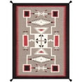 thumbnail image 1 of Pasargad Home Tuscany Collection Reversible Wool Mocha Area Rug- 5' 1'' X 6' 9'', 1 of 2