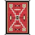 thumbnail image 1 of Pasargad Home Tuscany Collection Reversible Wool Red Area Rug- 6' 3'' X 8'10'', 1 of 5