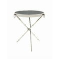 thumbnail image 1 of Pasargad Home Vicenza Collection Steel & Glass Side Table, 1 of 7
