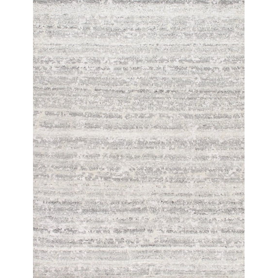 Pasargad Home Vogue 10' x 14' Hand-Knotted Silver Wool Area Rug, For Indoor Space and all Age of Group