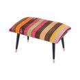 thumbnail image 1 of Pasargad Home Bosphorus Collection Vintage Kilim Cover Ottoman, 1 of 3