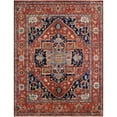 thumbnail image 1 of Pasargad PB-20 8x10 rust 8 ft. 1 in. x 10 ft. Serapi Collection Hand-Knotted Wool Area Rug, 1 of 5