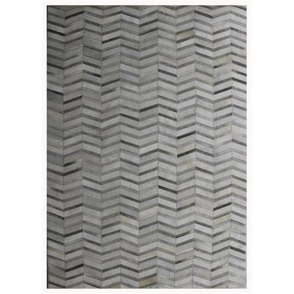 Pasargad PTX-4685 9x12 8 ft. 9 in. x 11 ft. 9 in. Cowhide & Hand-Loomed Sari Silk Area Rug