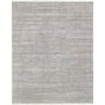 thumbnail image 1 of Pasargad Transitiona Collection Hand-Knotted Bsilk & Wool Area Rug - Silver, 1 of 3