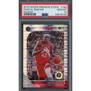 Pascal Siakam 2019 Hoops Premium Stock Pulsar Basketball Card #182 PSA 10