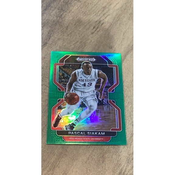 Pascal Siakam 2022 Panini Prizm Draft Picks Green 78 trading card