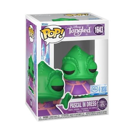 Pascal in Dress 1643 Exclusive Funko Pop with Protector