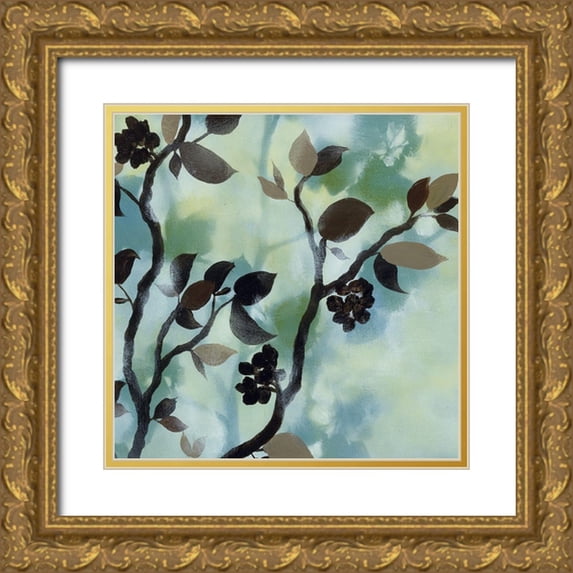 Paschal, Irene 15x15 Gold Ornate Wood Framed with Double Matting Museum Art Print Titled - Twilight Reflections II