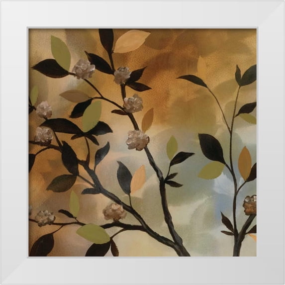 Paschal, Irene 20x20 White Modern Wood Framed Museum Art Print Titled - Sundown Bronze I