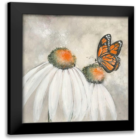 Paschke, Chris 12x12 Black Modern Framed Museum Art Print Titled - Butterflies are Free II