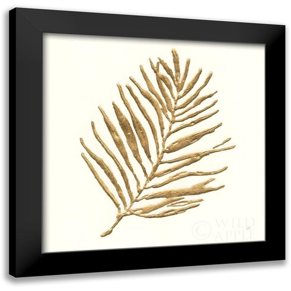 Paschke, Chris 12x12 Black Modern Framed Museum Art Print Titled - Gilded Palm V