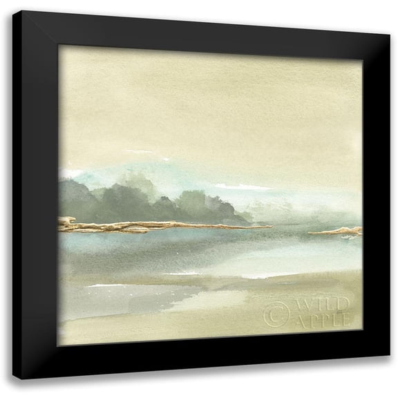 Paschke, Chris 12x12 Black Modern Framed Museum Art Print Titled - Gold Earth IV