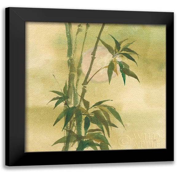 Paschke, Chris 12x12 Black Modern Framed Museum Art Print Titled - Moon Season Spring