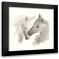thumbnail image 1 of Paschke, Chris 12x12 Black Modern Framed Museum Art Print Titled - Nuzzling I, 1 of 5