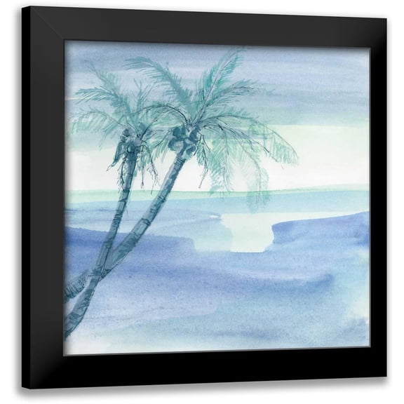 Paschke, Chris 12x12 Black Modern Framed Museum Art Print Titled - Peaceful Dusk I