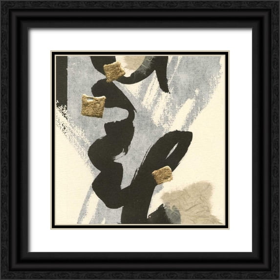 Paschke, Chris 12x12 Black Ornate Wood Framed with Double Matting Museum Art Print Titled - Collage V