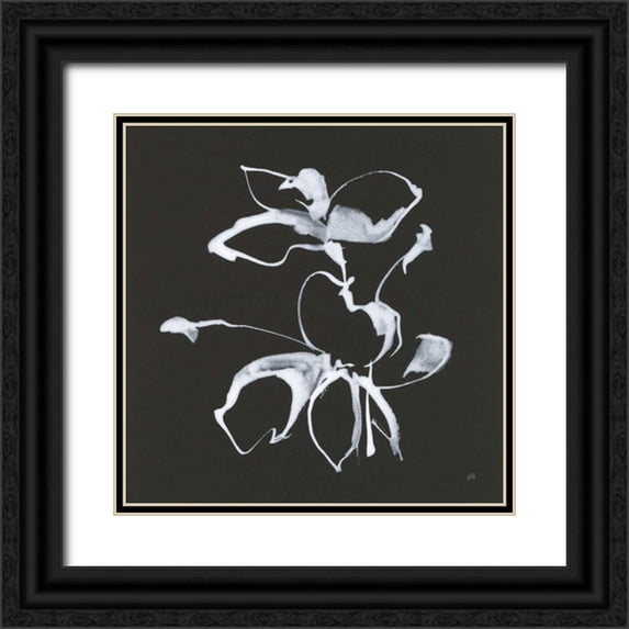 Paschke, Chris 12x12 Black Ornate Wood Framed with Double Matting Museum Art Print Titled - Wildflowers III