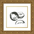 thumbnail image 1 of Paschke, Chris 12x12 Gold Ornate Wood Framed with Double Matting Museum Art Print Titled - Cantaloupe II BW, 1 of 4